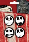 Pack de 4 Badges MISTER JACK - Faces