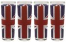 Pack de 4 Verres UNION JACK