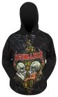 Sweat Zipp METALLICA - Double Skull