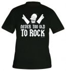 T-Shirt Cinéma SIMPSON - Never Too Old To Rock